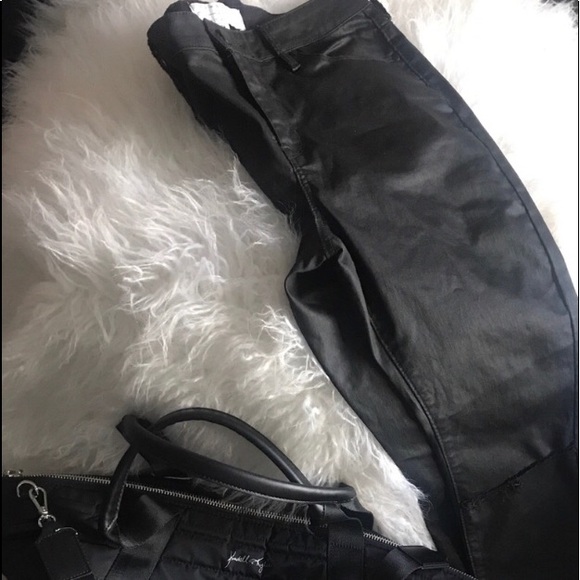 Kendall & Kylie🌹Black knee slit pants🌹 WOWfabric - Picture 4 of 15